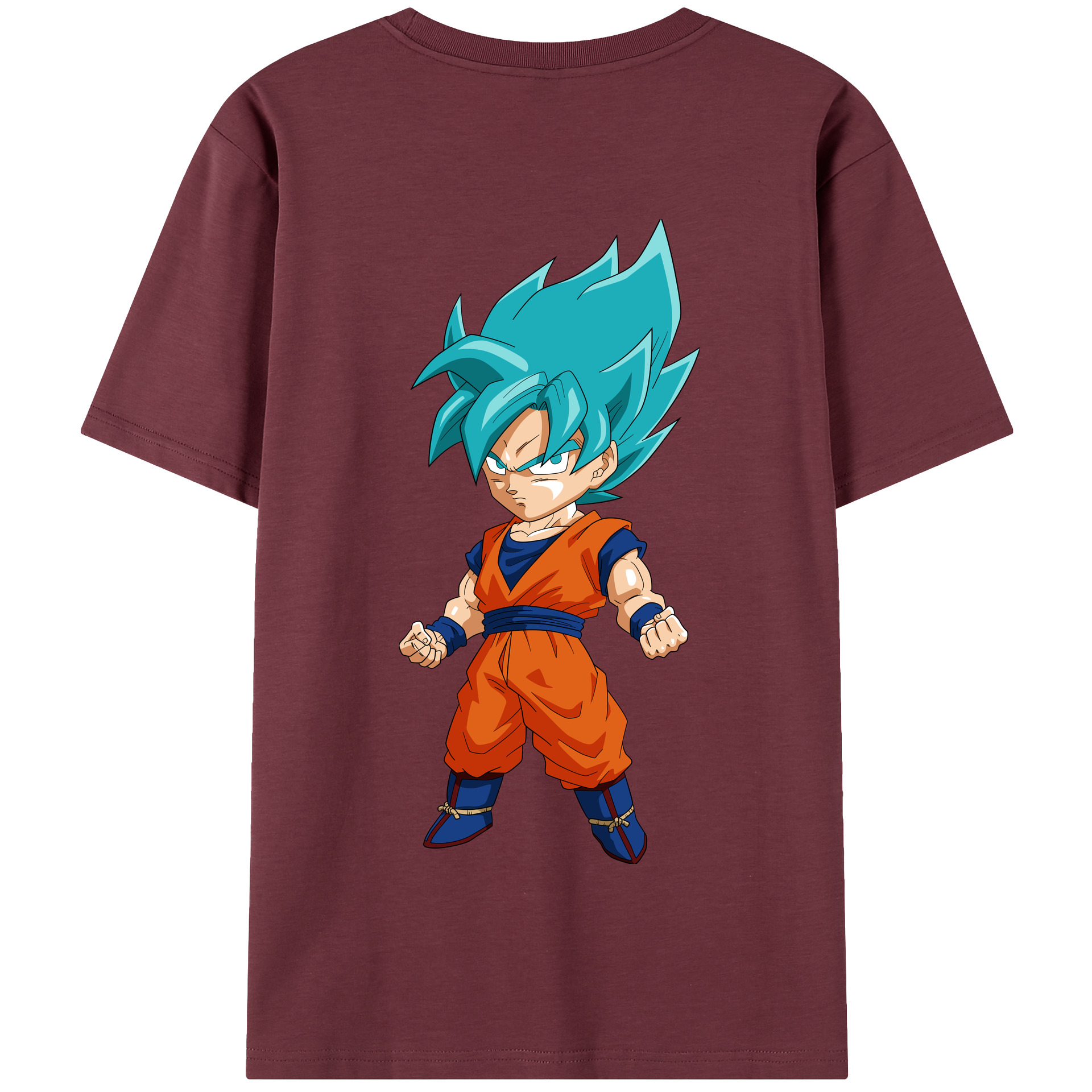 （画像用） ドラゴンボール 孫 悟飯（そんごはん）DRAGON BALL Son Gohan 綿100％半袖Tシャツ（背面プリント）